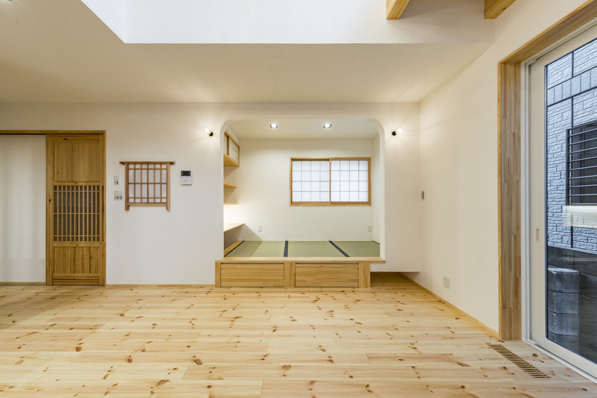 癒やしと実用を兼ねた小上がり畳コーナー