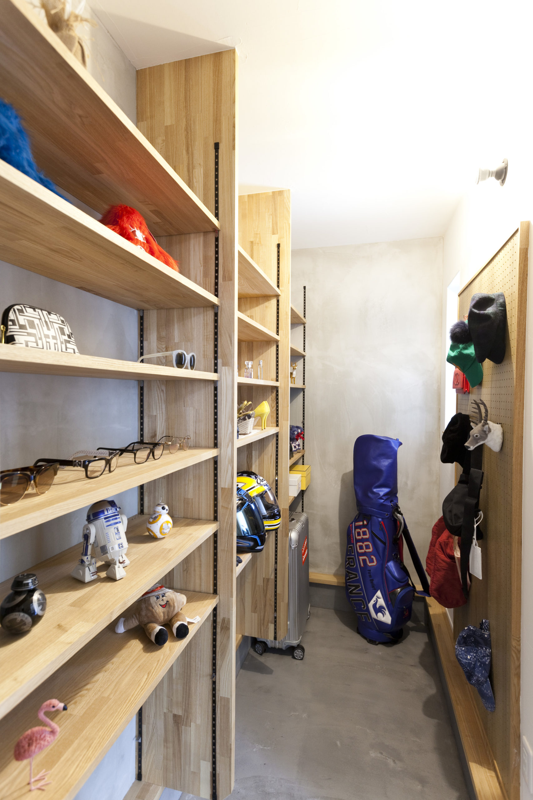 土間続きのシューズインクローゼット