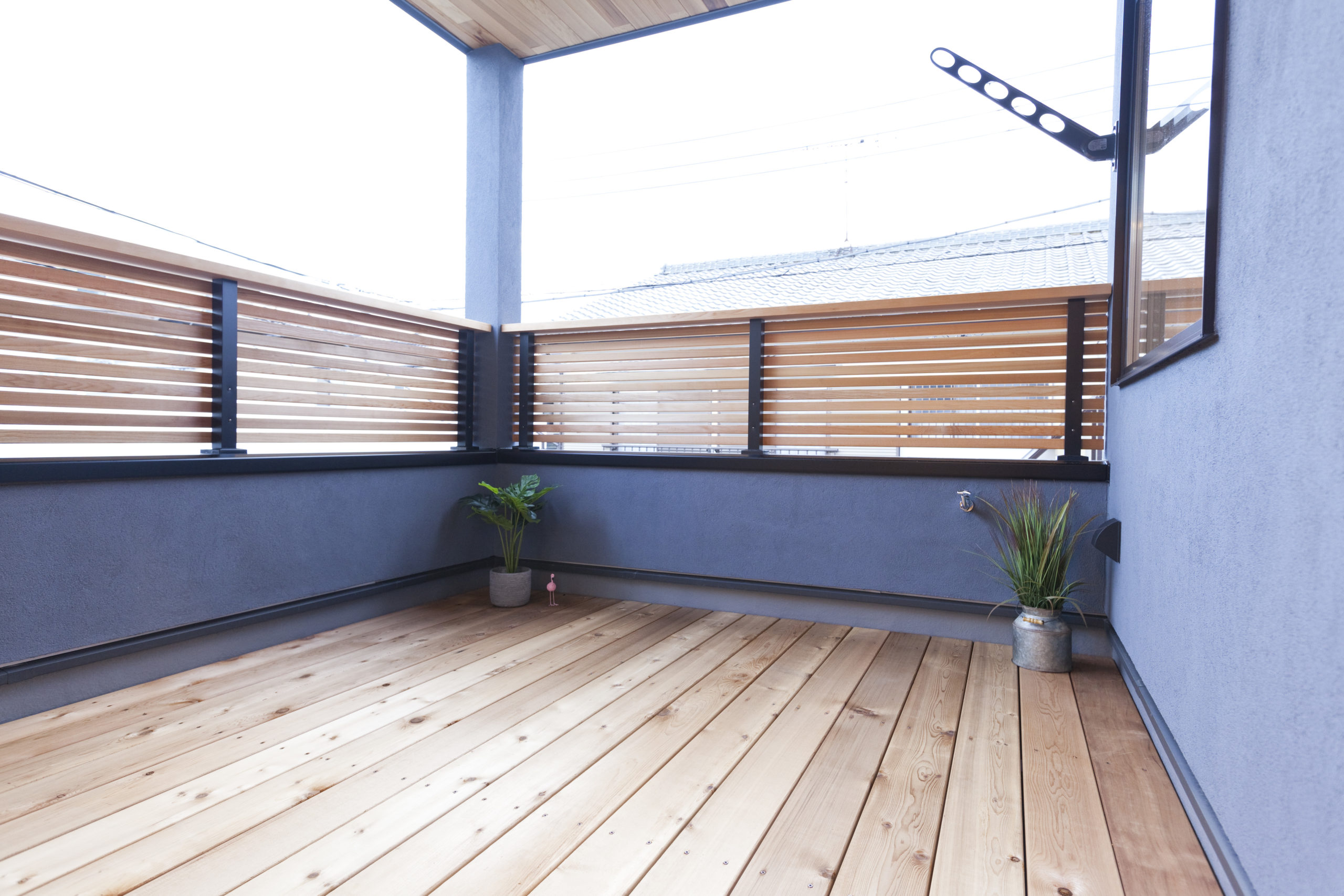 リビングとつながる外空間