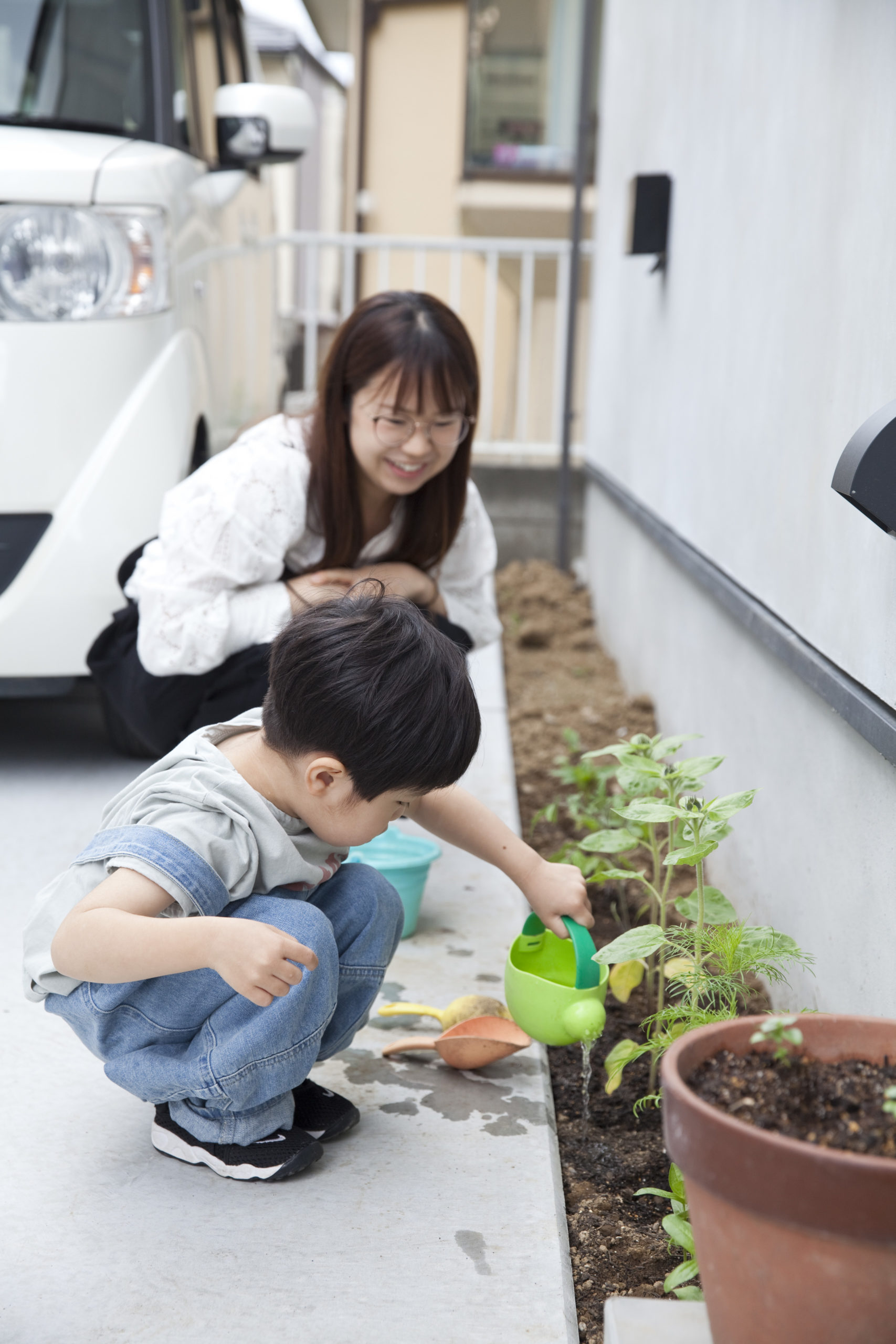 小さな庭のある暮らし
