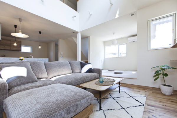 さいたま市　工務店　気密測定　家事動線　洗面